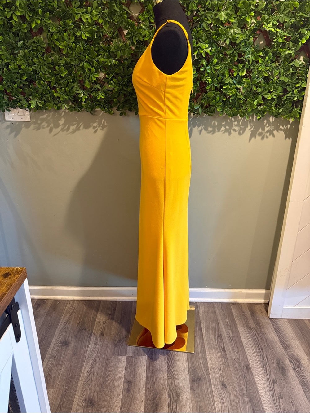 PETITE LENGTH (~5'2) Infinite Glory Golden Yellow Maxi Dress - Picture 7 of 16